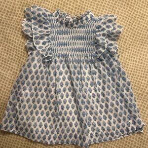 J.Marie  Smocked Blouse